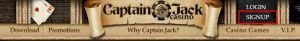 Captain Jack Casino Sign Up Button