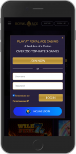 Royal Ace Casino Mobile Login