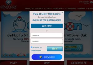 Silver Oak Casino Login